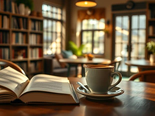cafe and books
