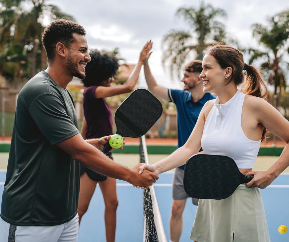 Pickleball game